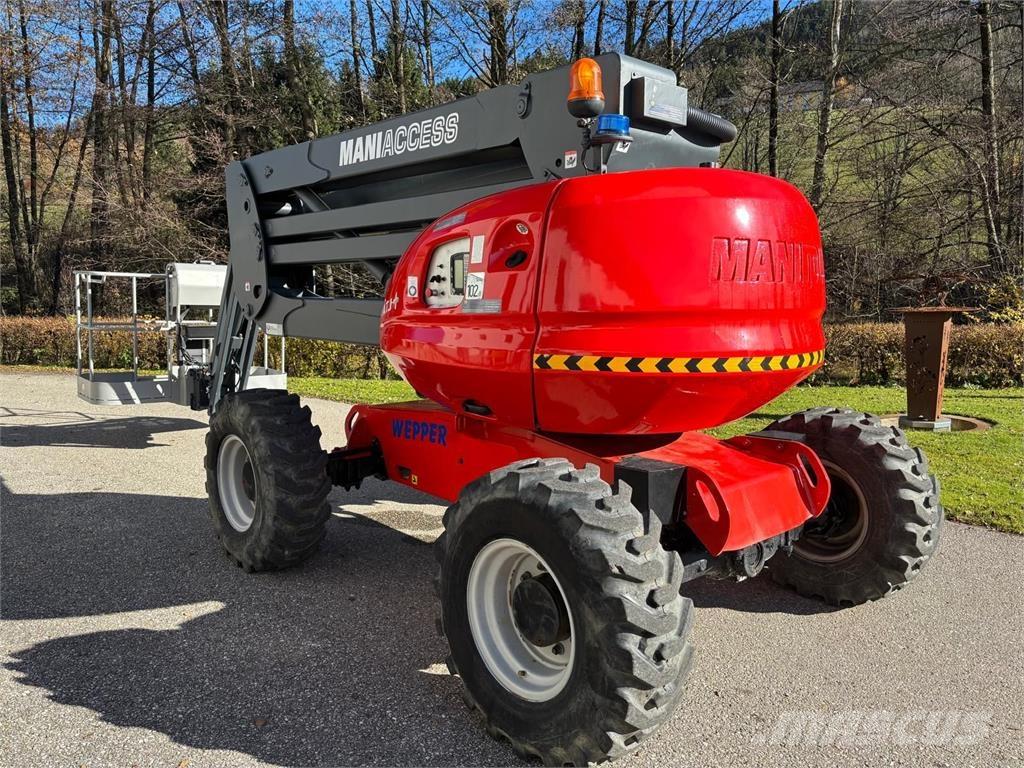 Manitou 160ATJ + Plataforma de trabajo articulada