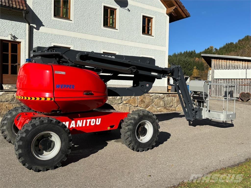 Manitou 160ATJ + Plataforma de trabajo articulada