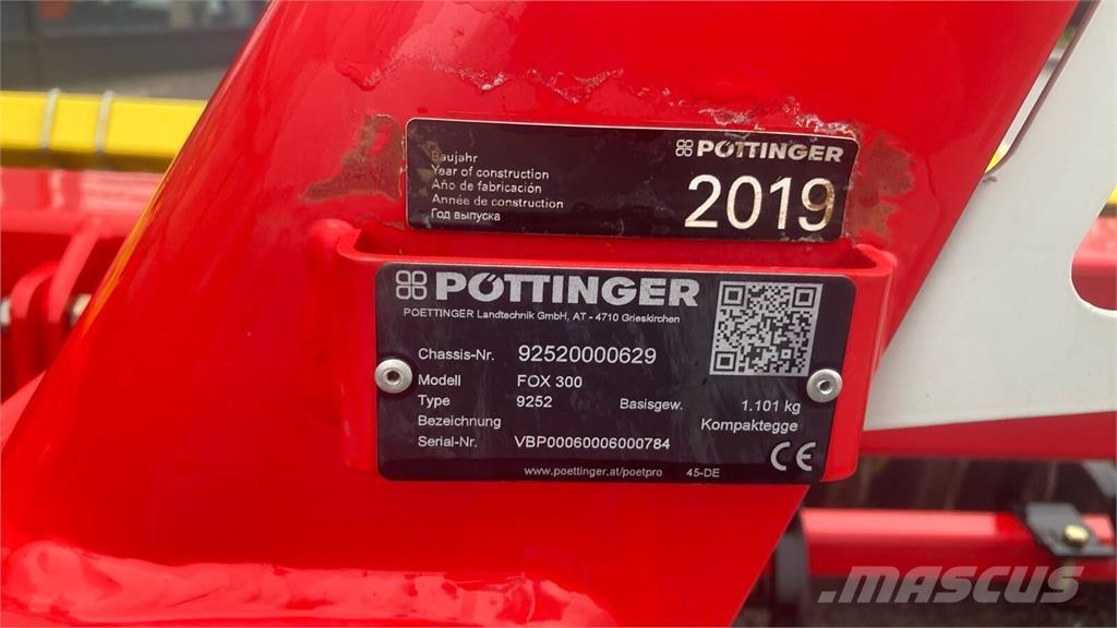 Pöttinger Fox 300 Gradas de discos