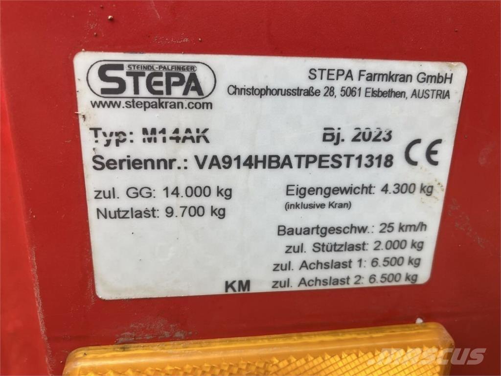 Stepa M14AK FZ7090 Remolques forestales