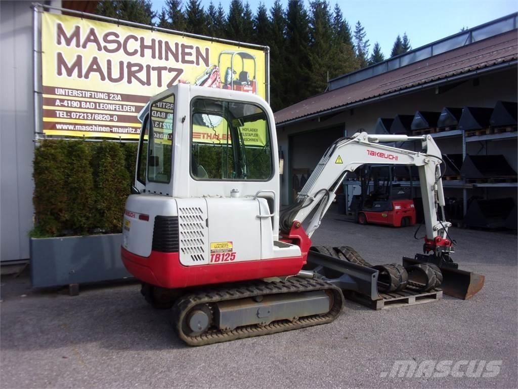 Takeuchi TB125 Mini excavadoras < 7t