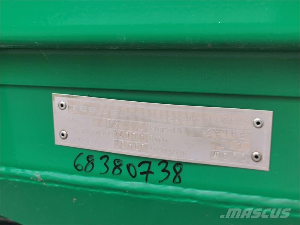 Tebbe TS 100 Remolques esparcidores de estiércol