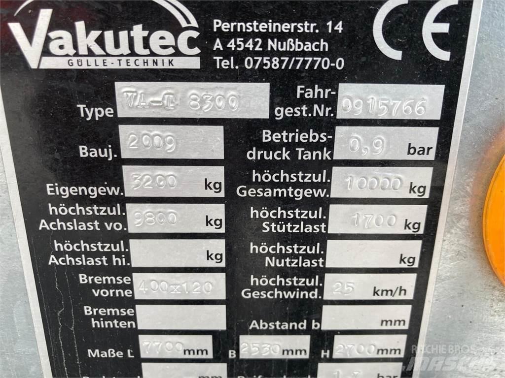  Vakutec VA-T 8300 Cisternas o cubas esparcidoras de purín