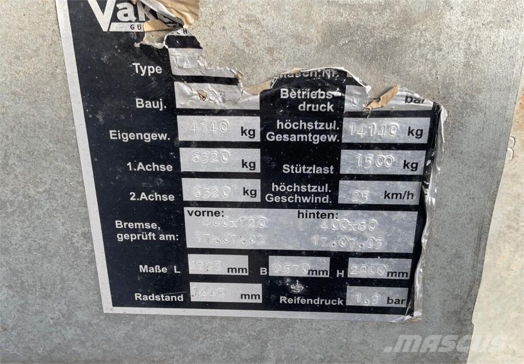  Vakutec VA10000 Cisternas o cubas esparcidoras de purín