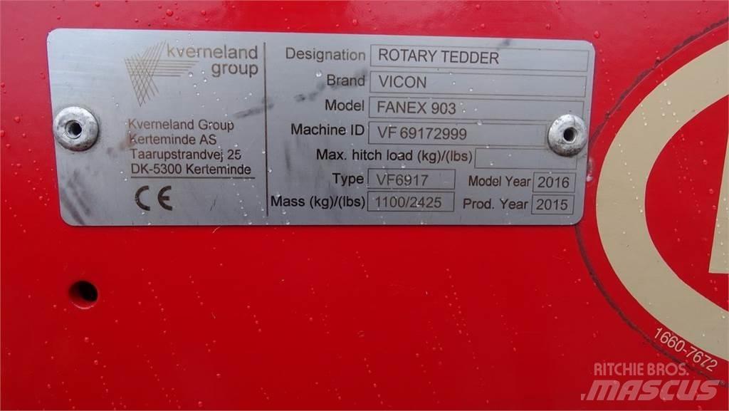 Vicon Fanex 903 Rastrillos y henificadores