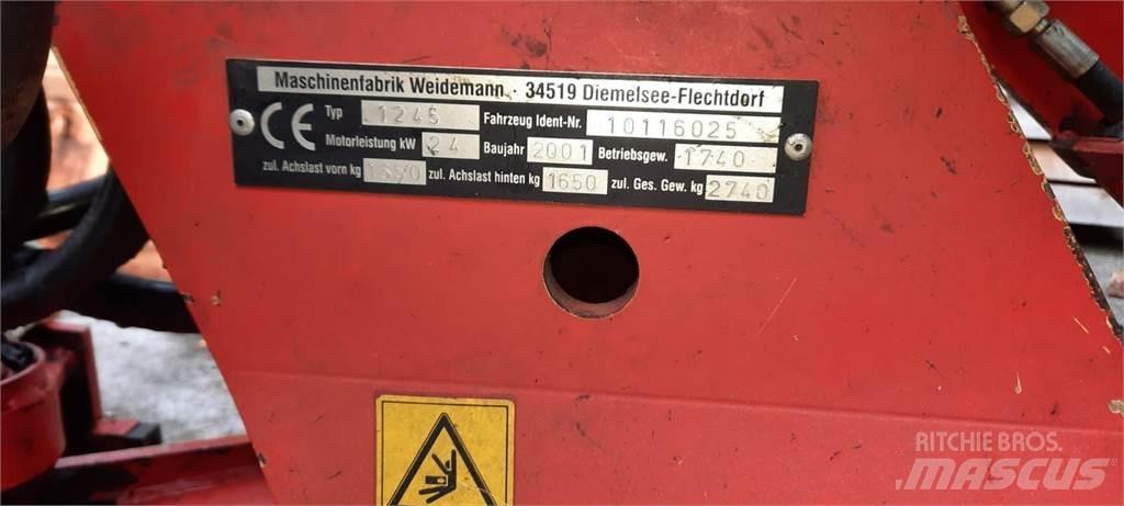 Weidemann 1245 Palas cargadoras frontales