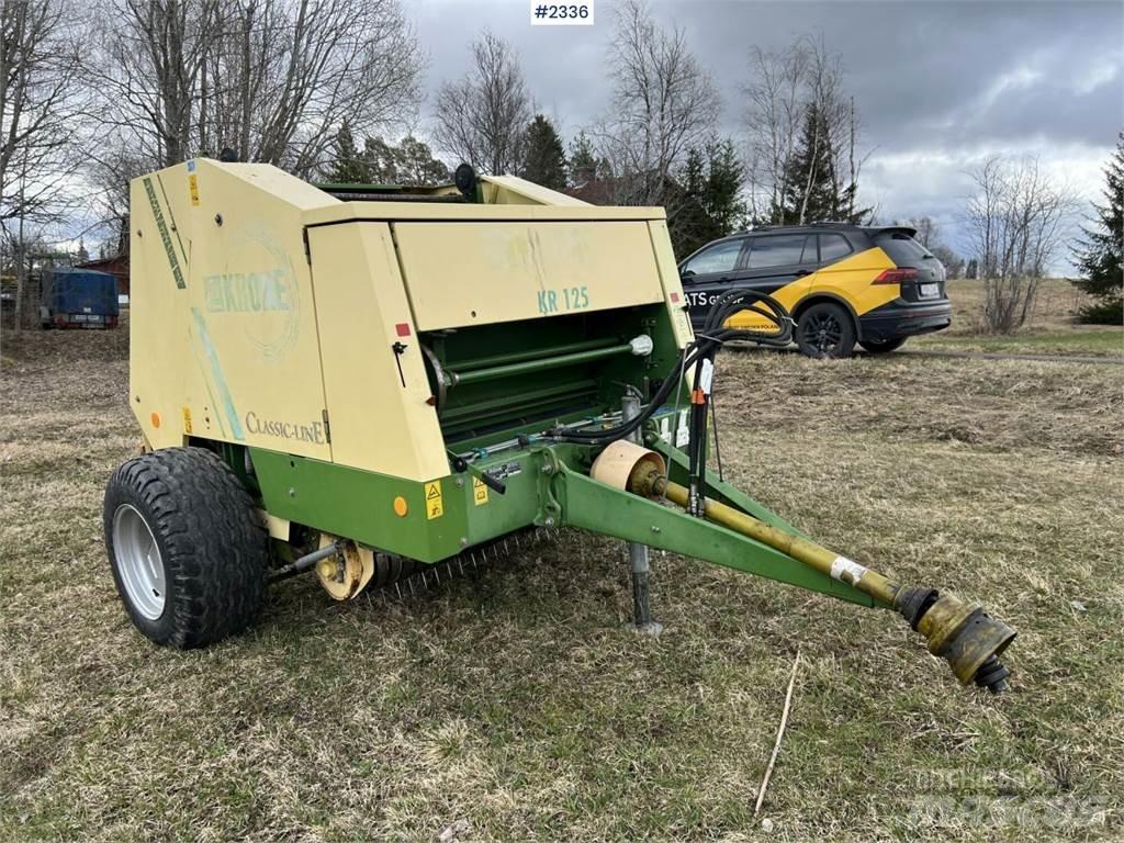 Krone KR 125 Otros equipos usados para la recolección de forraje