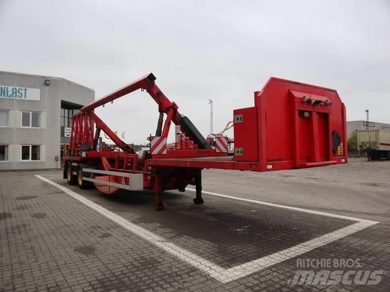 Kel-Berg Flangetrailer Semirremolques de plataformas planas/laterales abatibles