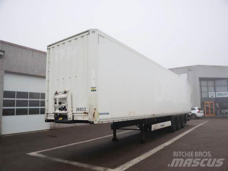 Krone 3 aks bokstrailer Semirremolques con carrocería de caja