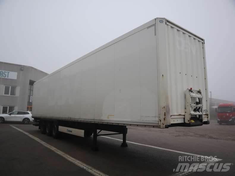 Krone 3 aks bokstrailer Semirremolques con carrocería de caja