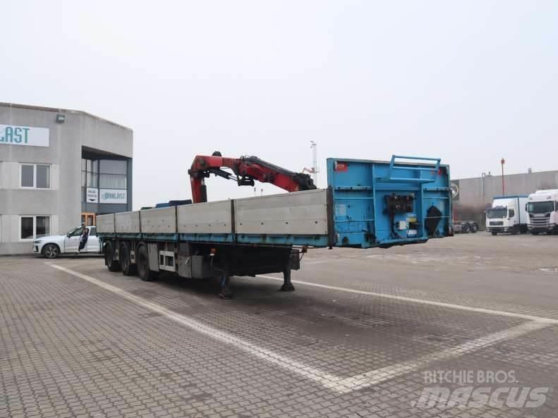Pacton Med kran Semirremolques de transportes especiales