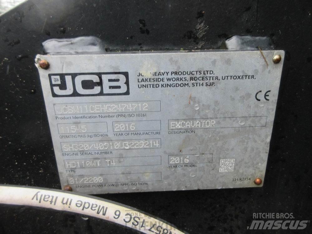JCB Hydradig HD110W Excavadoras anfibio