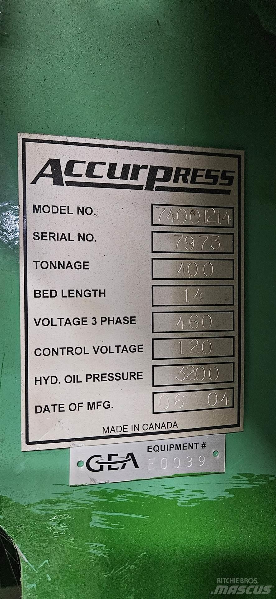  ACCURPRESS 74001214 Construcción - Otros