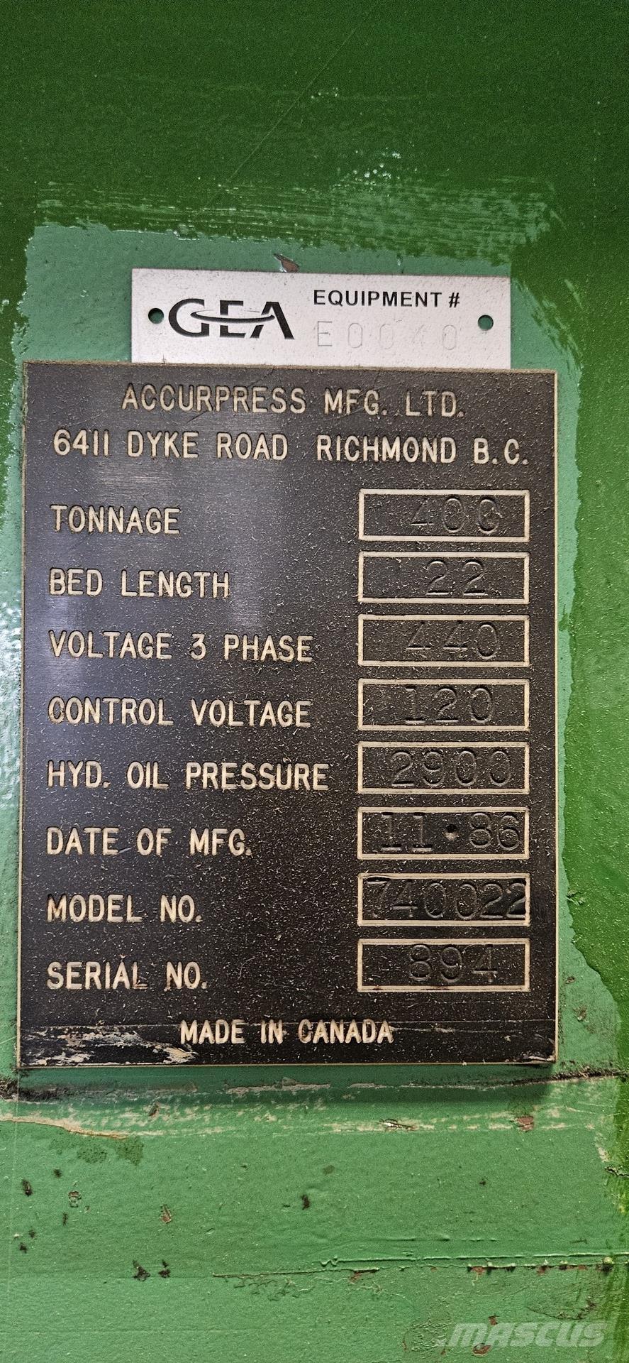  ACCURPRESS 740022 Construcción - Otros