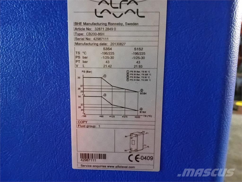 Alfa Laval CB200-86H Construcción - Otros