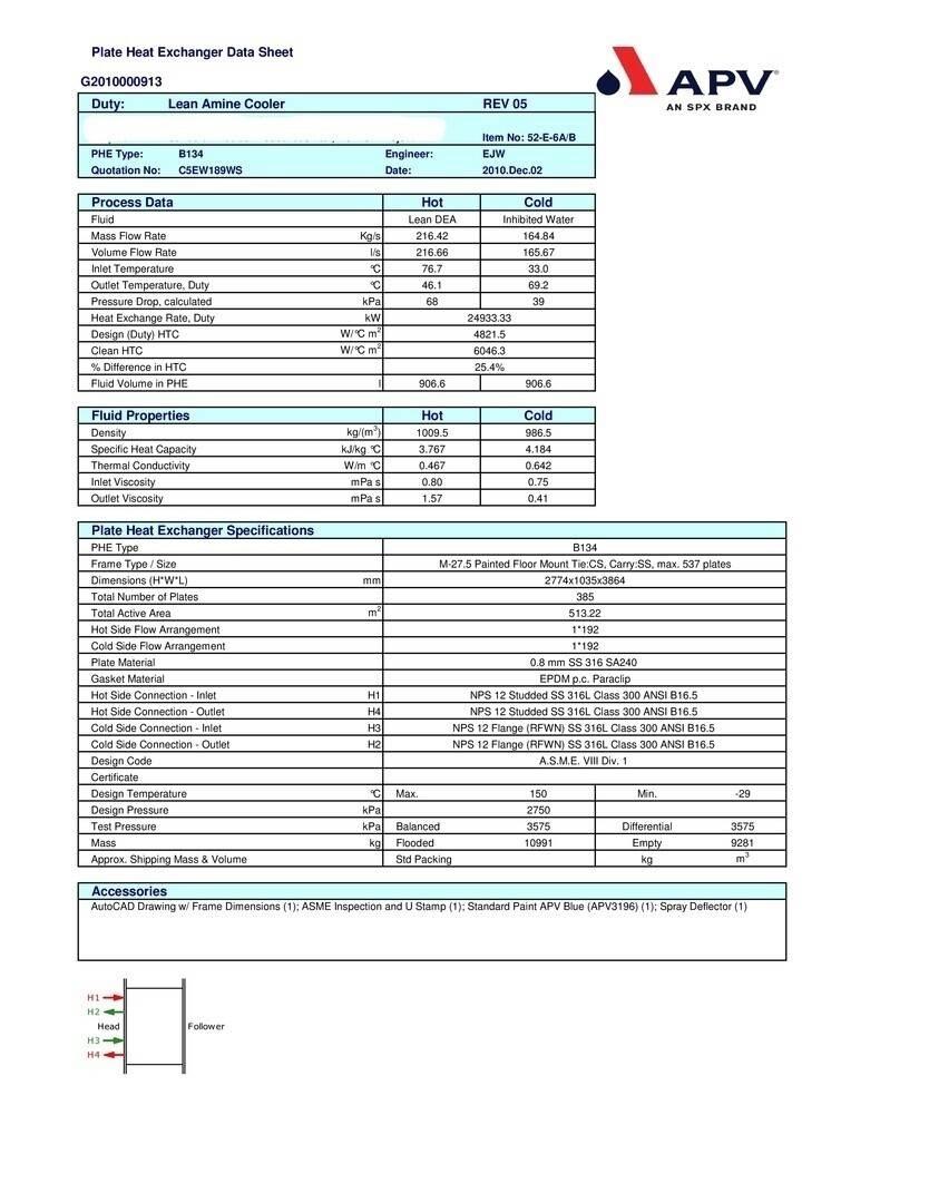 APV B134 M-27.5 Construcción - Otros