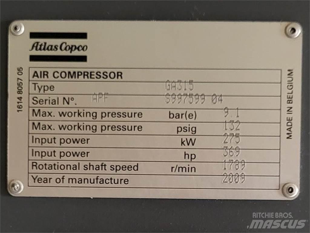 Atlas Copco GA315 Compresores