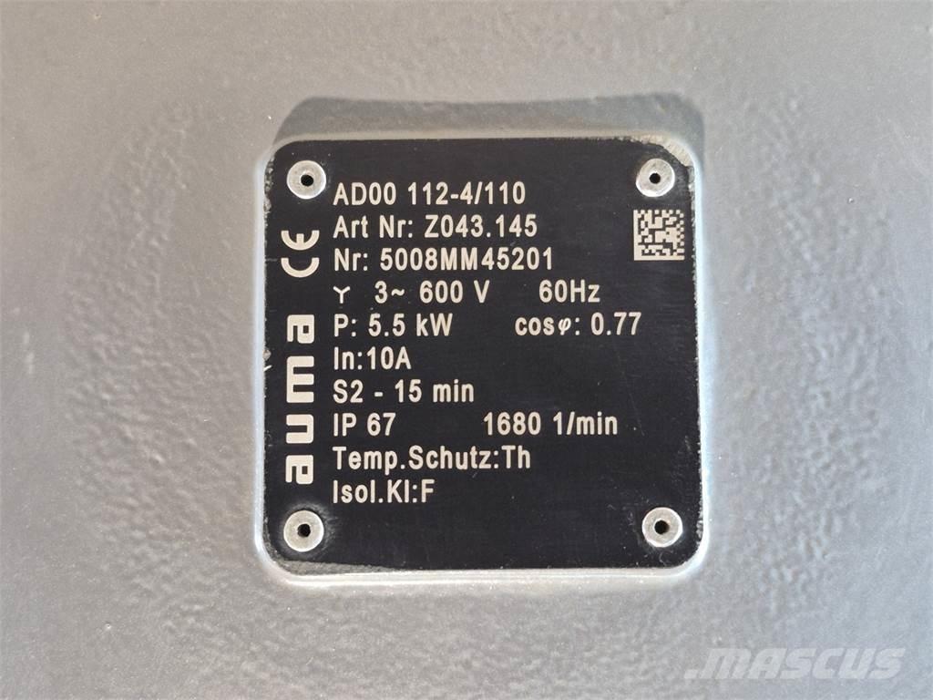  AUMA AD00 112-4/110 Construcción - Otros