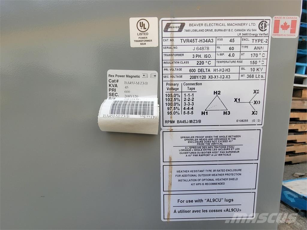  BEAVER TVR45T-H34A3 Construcción - Otros