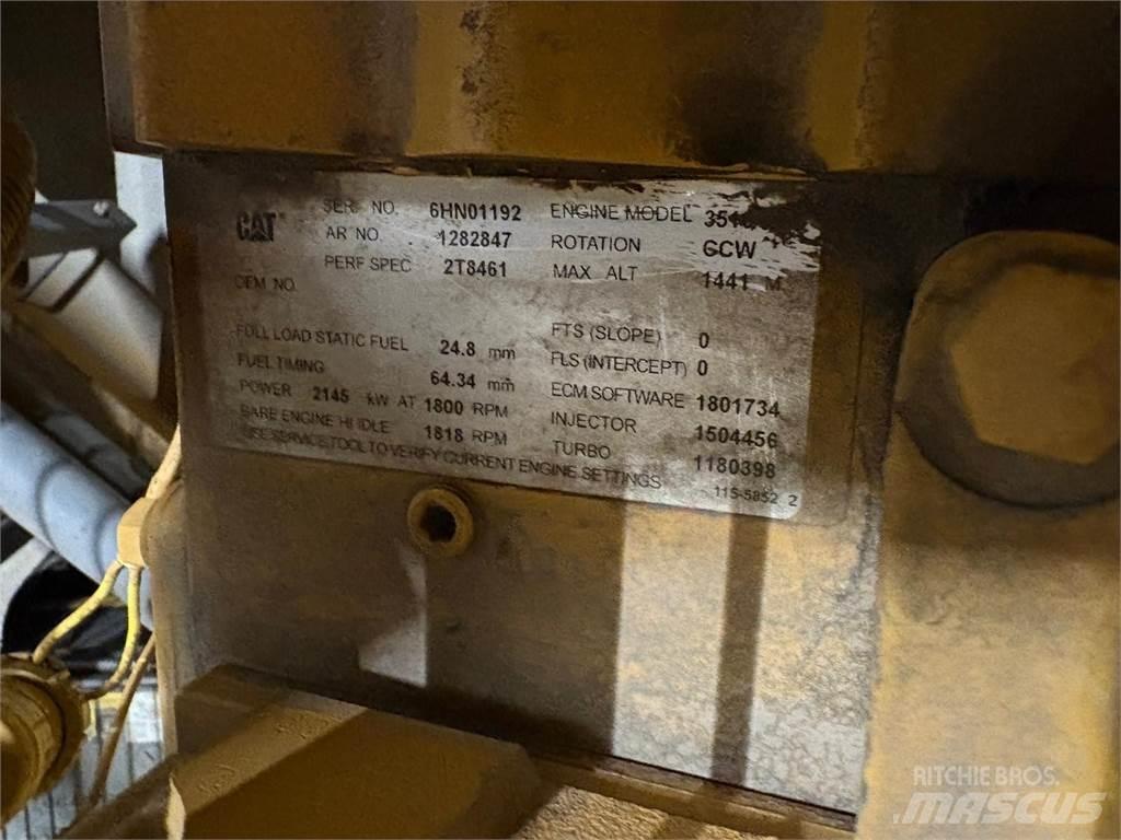 CAT 3516B Generadores diesel