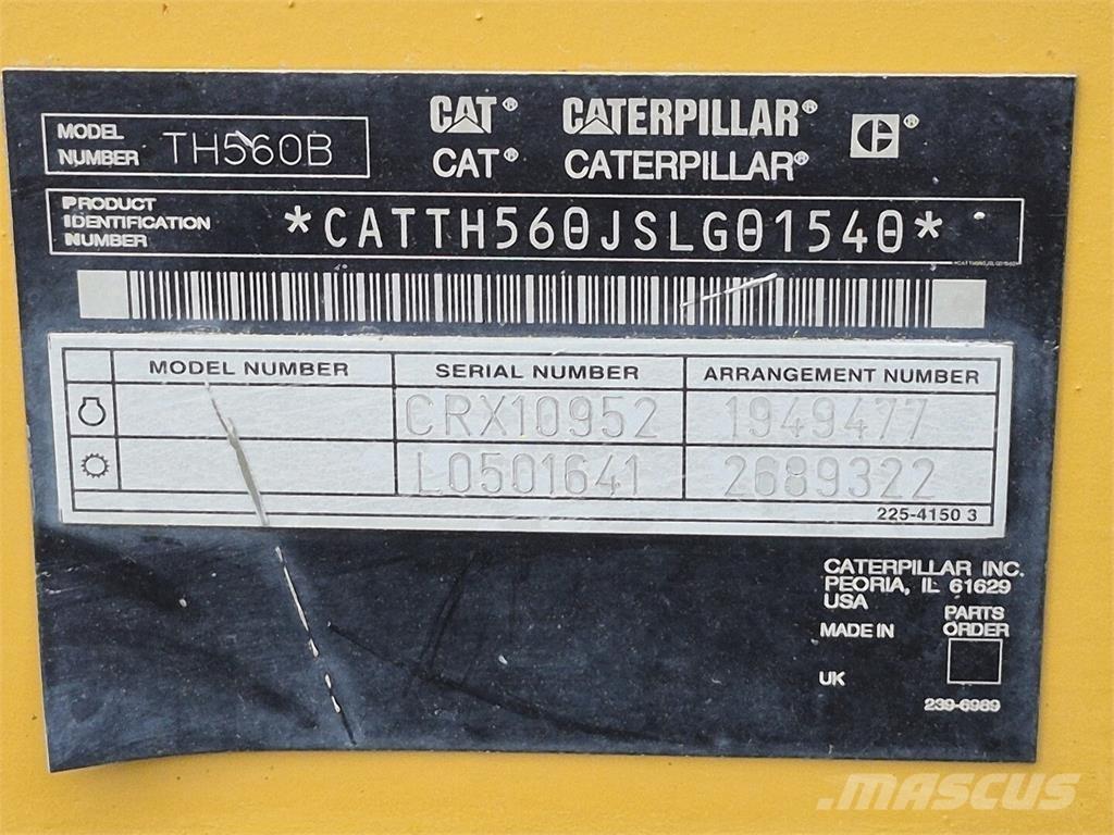 CAT TH560B Manipuladores telescópicos agrícolas