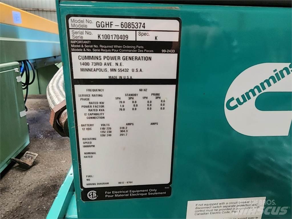Cummins GGHF-6085374 Generadores diesel