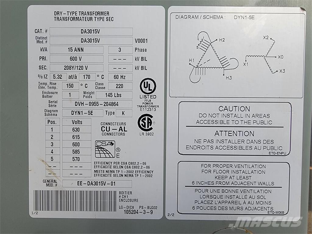 Delta DA3015V Construcción - Otros