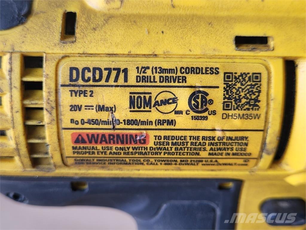 DeWalt DCD771 Construcción - Otros