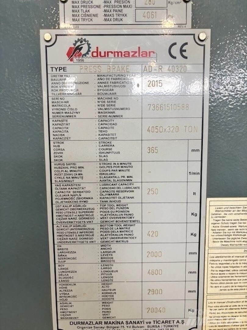Durma AD-R 40320 Construcción - Otros
