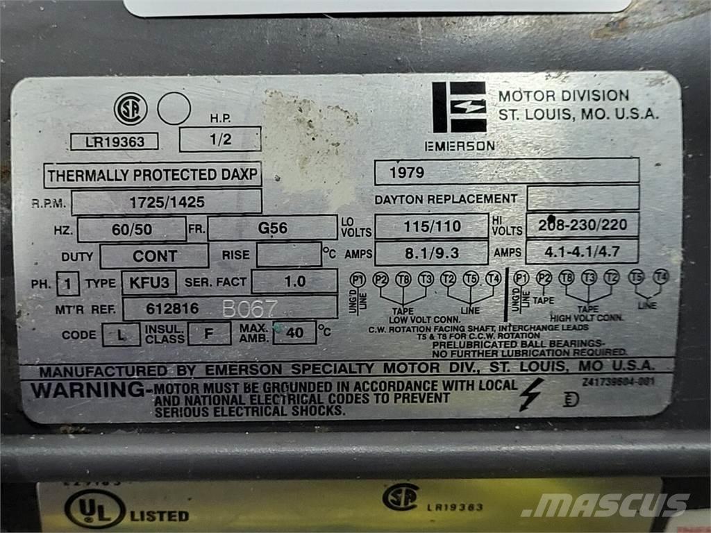  EMERSON 1979 Motores industriales