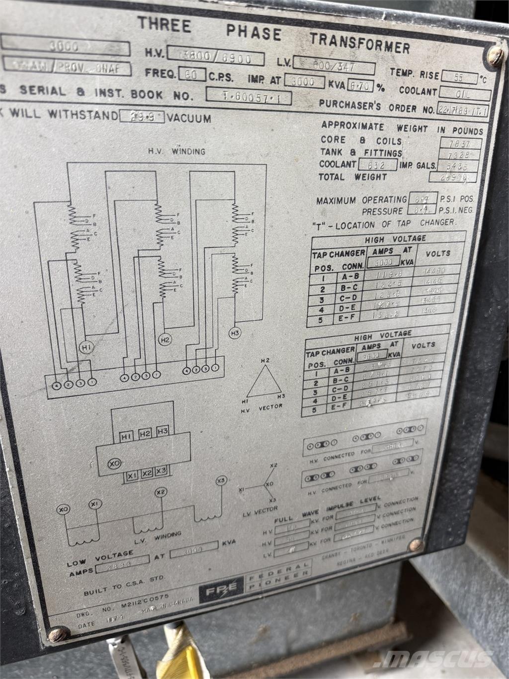  FEDERAL PIONEER Construcción - Otros