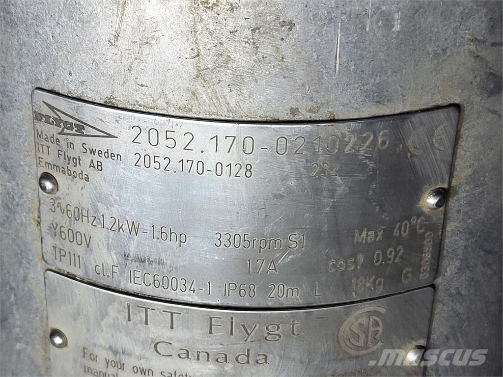 Flygt 2052.170-0128 Bombas de agua