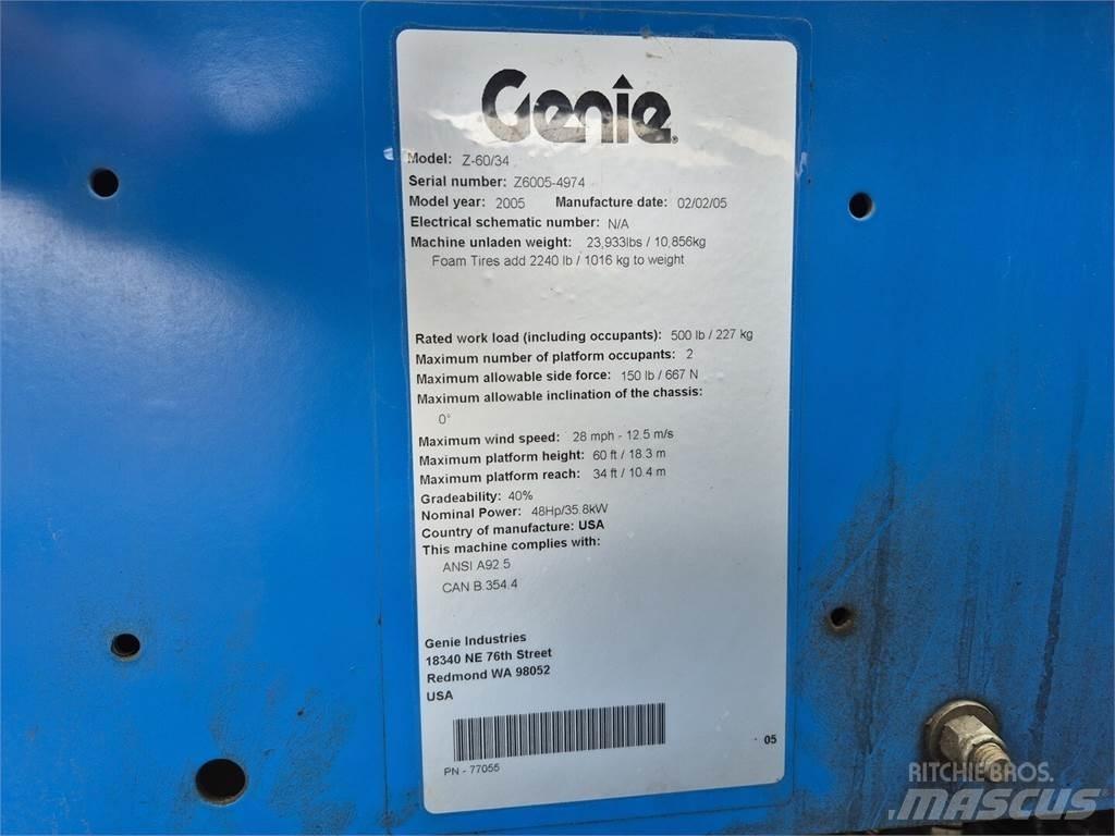 Genie Z-60/34 Plataforma de trabajo articulada