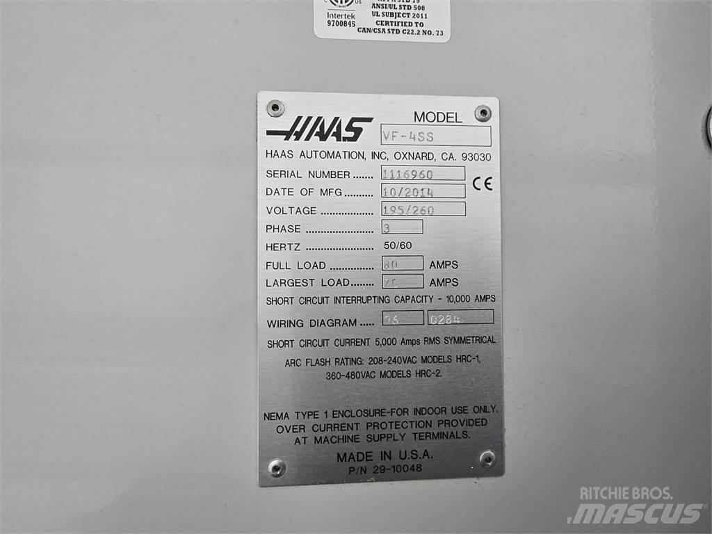 Haas VF-4SS Construcción - Otros
