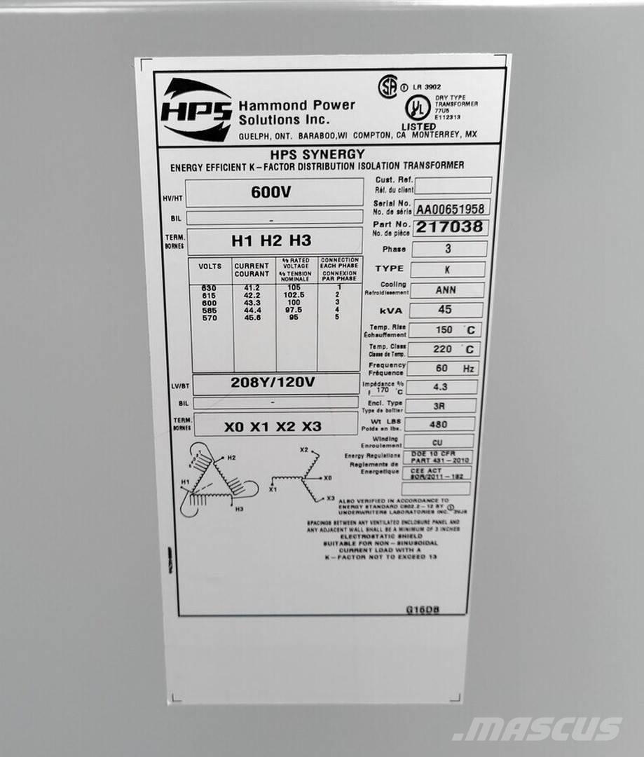  HAMMOND 217038 Construcción - Otros