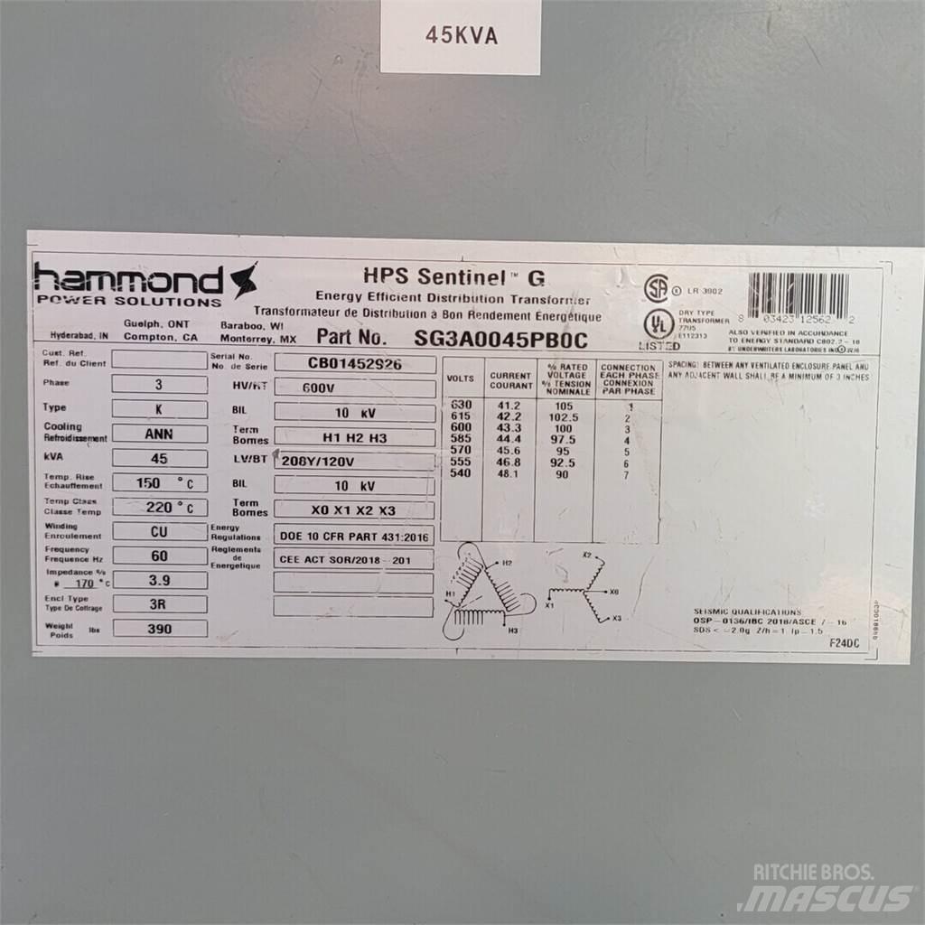  HAMMOND SG3A0045PB0C Construcción - Otros