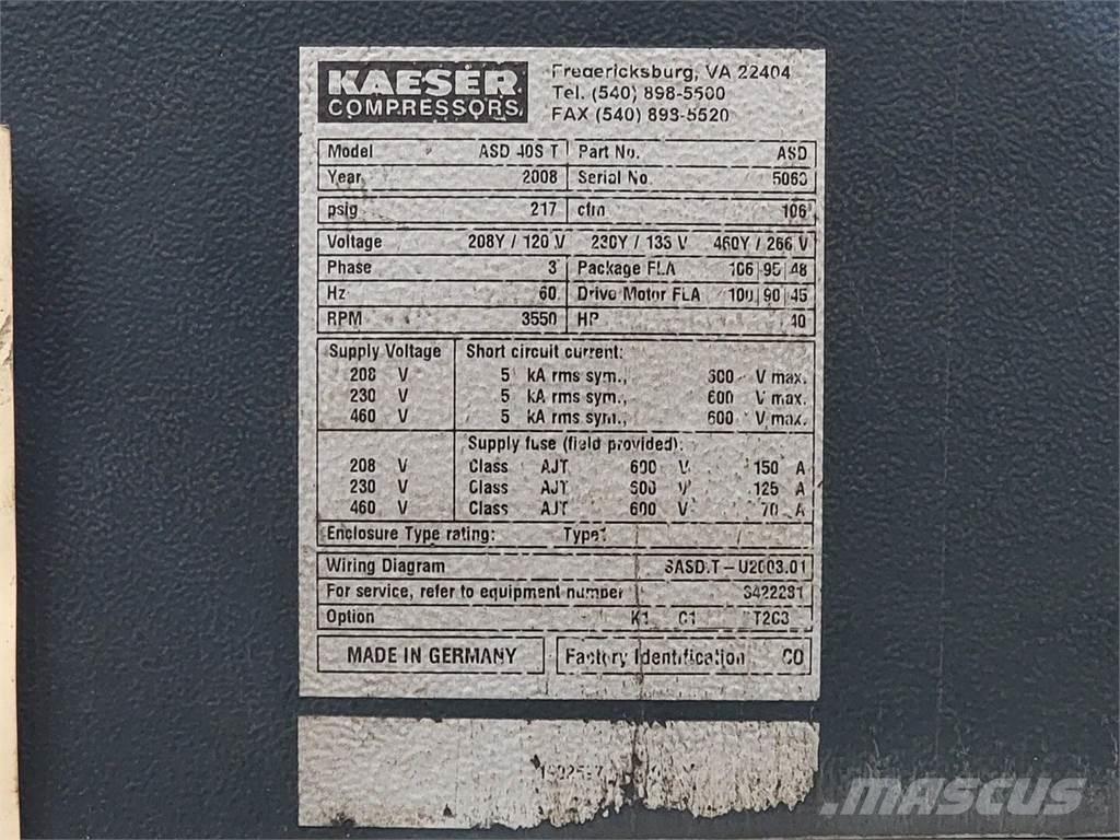 Kaeser ASD 40ST Compresores