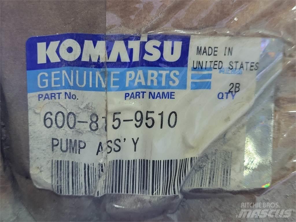 Komatsu 600-815-9510 Bombas de agua