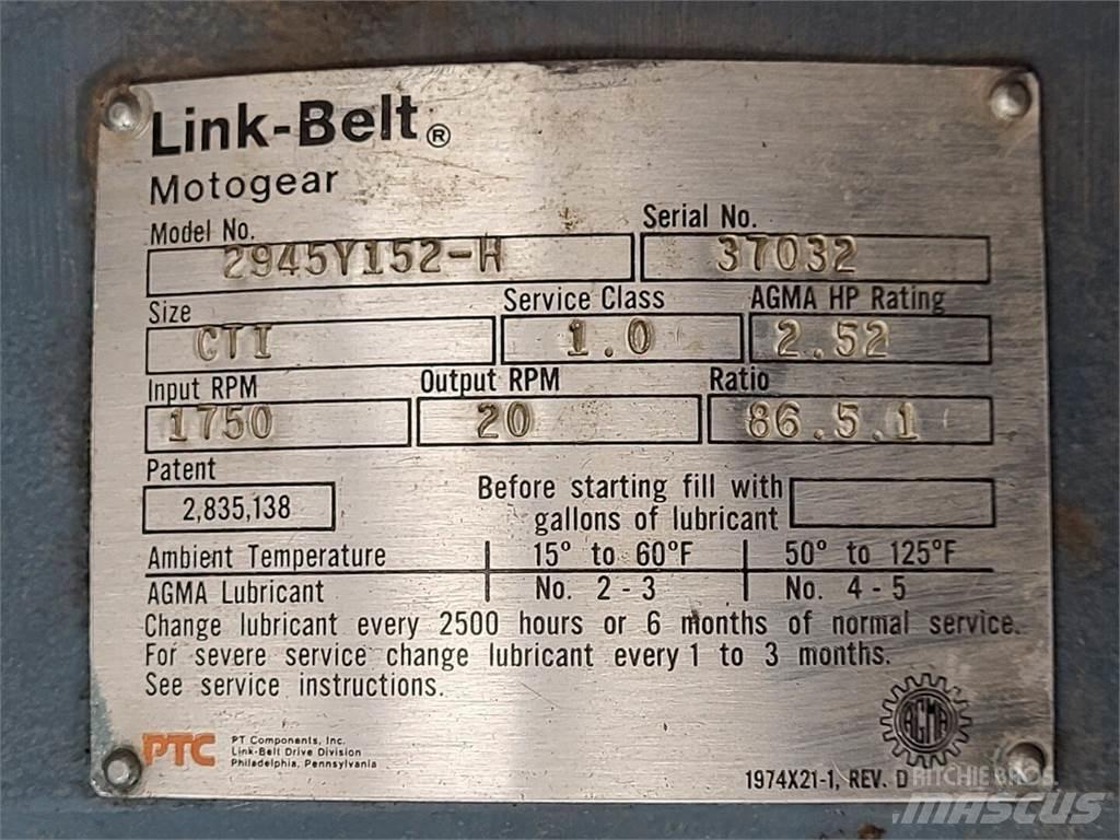 Link-Belt 2945Y152-H Construcción - Otros