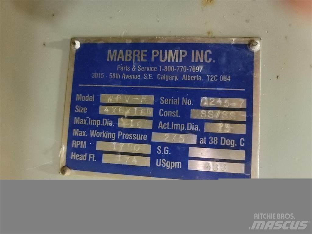  MABRE PUMP WPV-R Bombas de agua