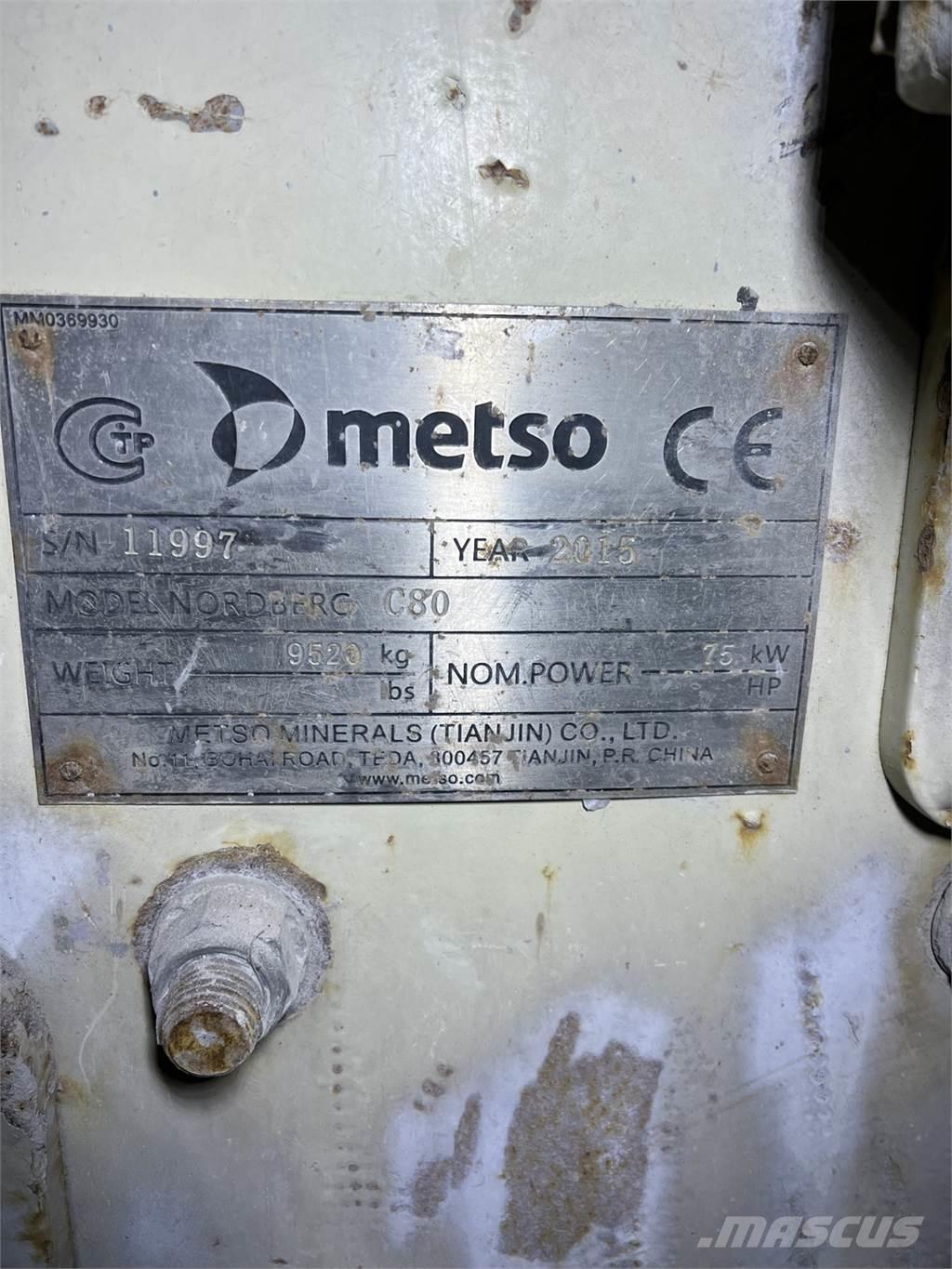 Metso C80 Trituradoras