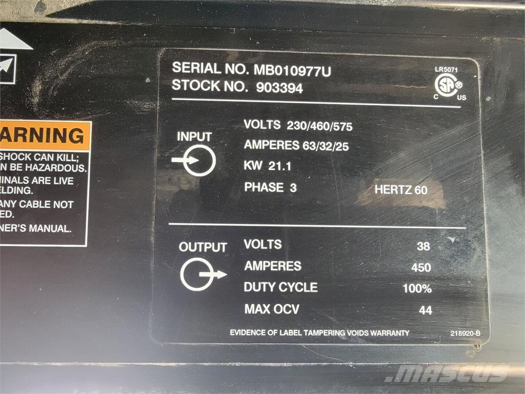 Miller Deltaweld 452 Soldadoras