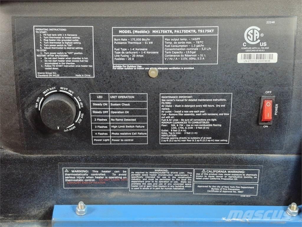 MR HEATER MH175KTR Construcción - Otros