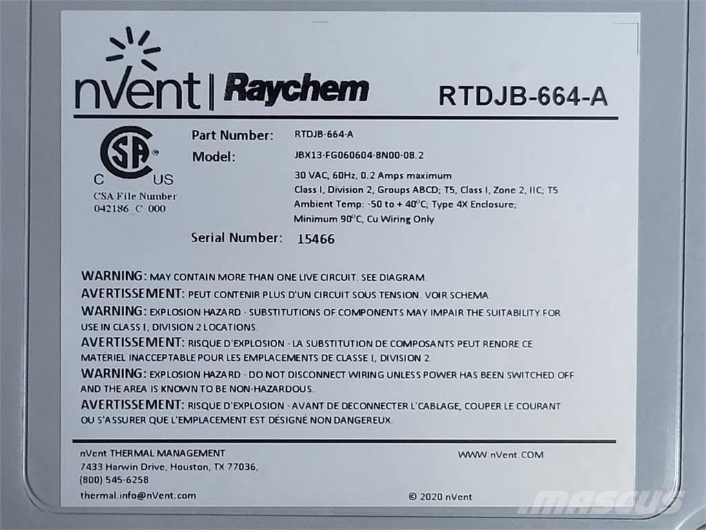  NVENT RTDJB-664-A Construcción - Otros