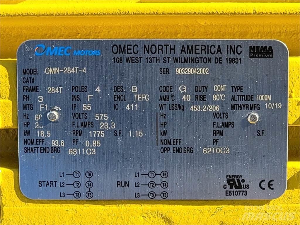  OMEC OMN-284T-4 Motores industriales