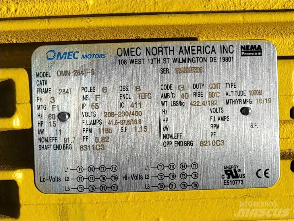  OMEC OMN-284T-6 Motores industriales