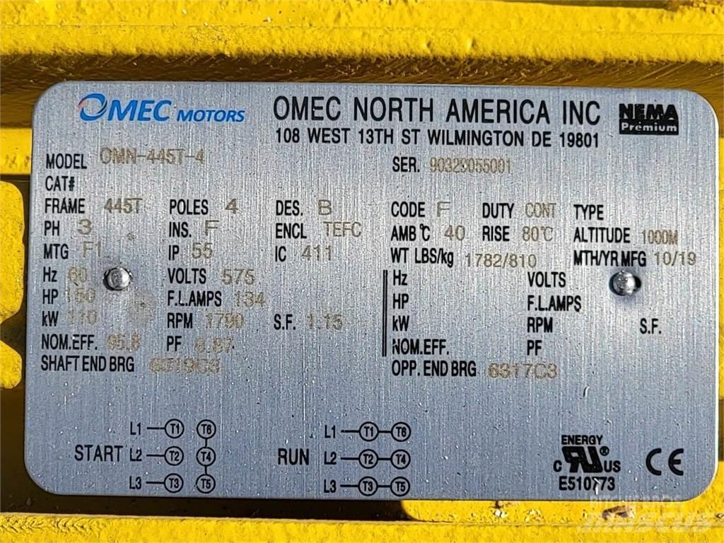  OMEC OMN-445T-4 Motores industriales