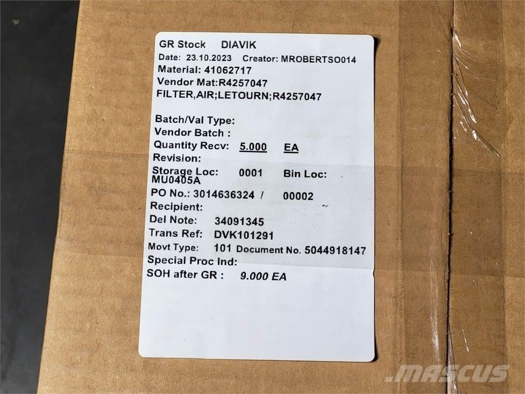 P&H R4257047 Construcción - Otros