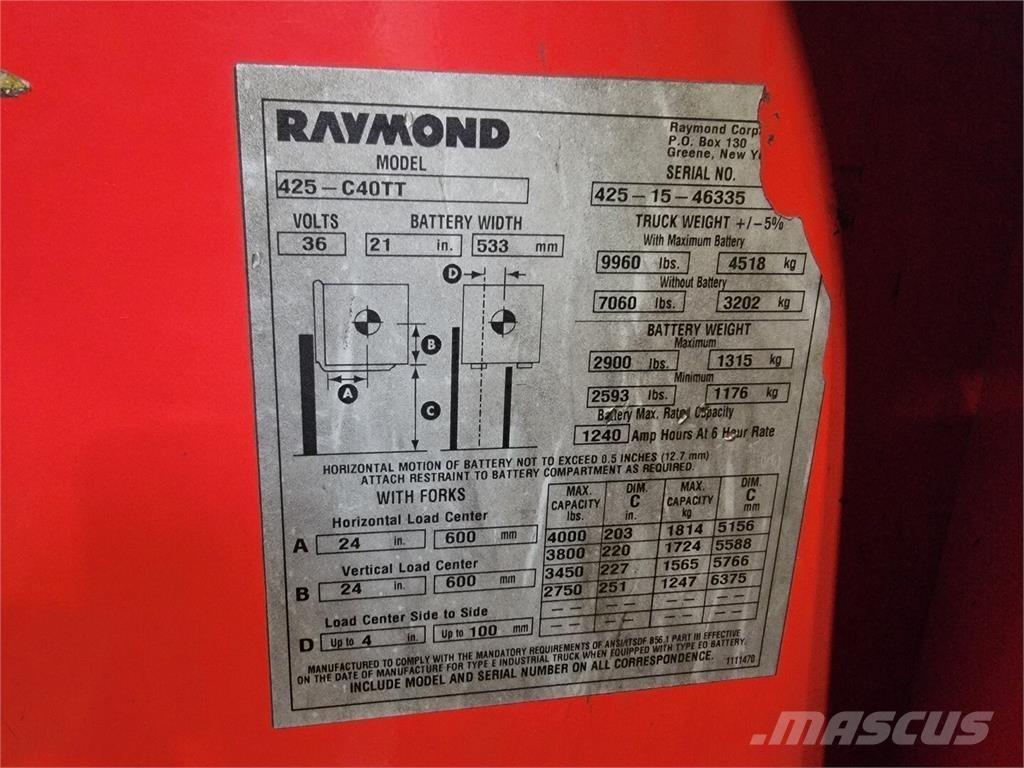 Raymond 425-C40TT Construcción - Otros
