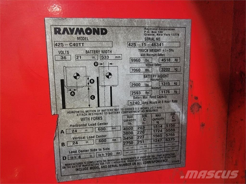 Raymond 425-C40TT Construcción - Otros